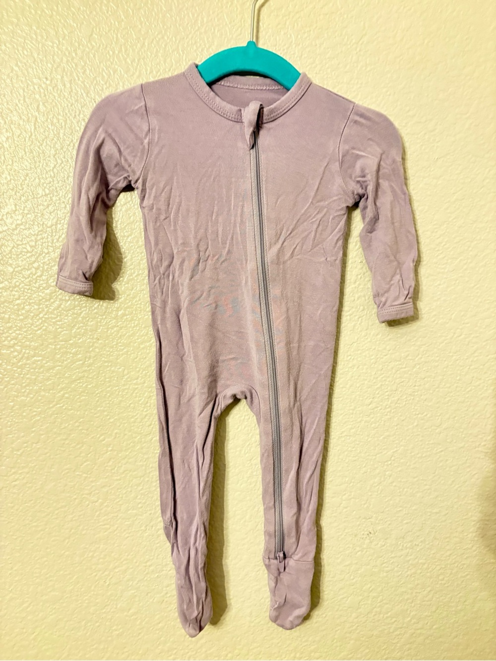 Kyte BABY Dusty Lilac Footed Zipper One-Piece